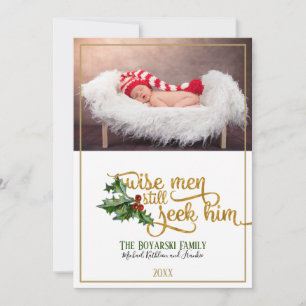 Cartes Pour Fêtes Annuelles Chirstmas Hommes Sages Cherchent Encore Sa Photo