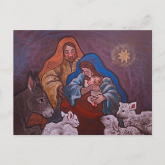 Cartes Pour Fêtes Annuelles Chirstmas Nativity postcard