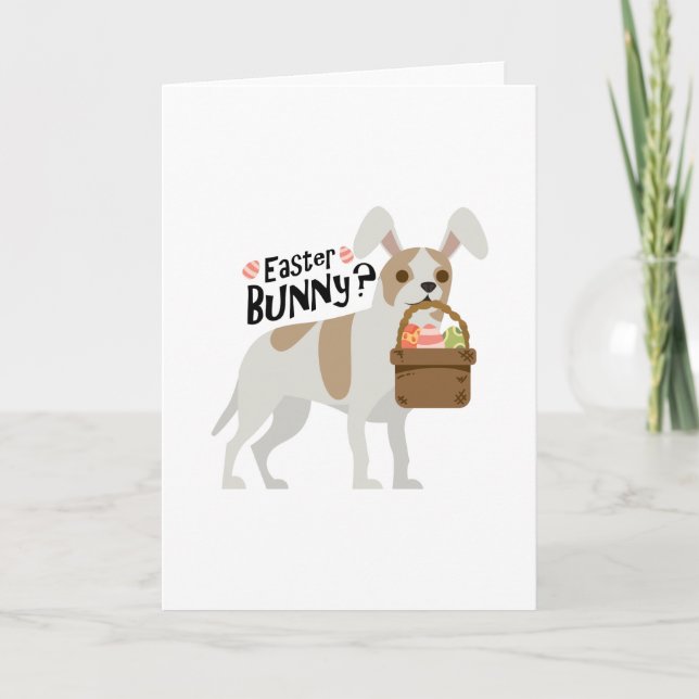 Cartes Pour Fêtes Annuelles Chiwawa Pâques drôle pour le chien d'amour de (Devant)