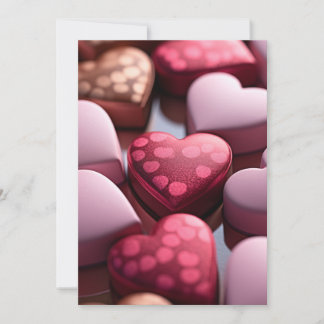 Cartes Pour Fêtes Annuelles Chocolats de la Saint Valentin