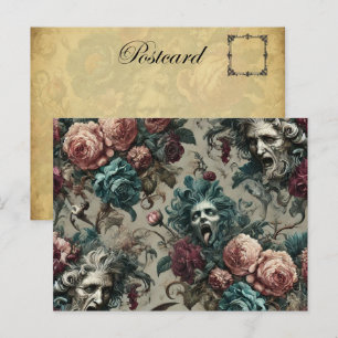 Cartes Pour Fêtes Annuelles Choeur d'un accord contre-saint - victorien gothiq