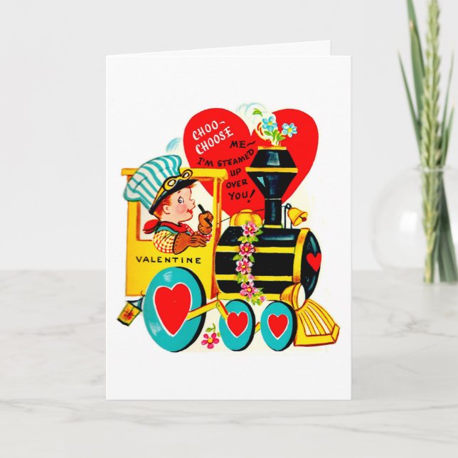 Cartes Pour Fêtes Annuelles Choo Choisissez-moi Valentine (Devant)