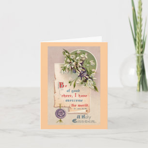 Cartes Pour Fêtes Annuelles Chrétien Vintage de Pâques