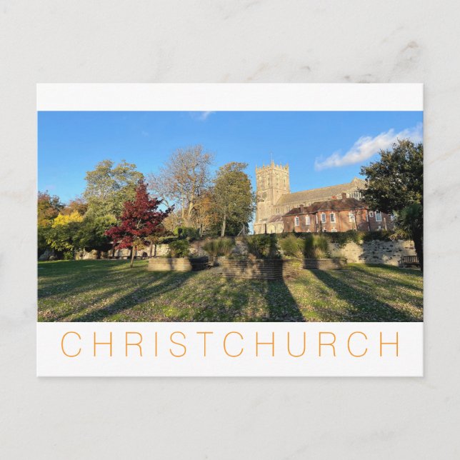Cartes Pour Fêtes Annuelles Christchurch (Devant)