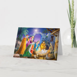 Cartes Pour Fêtes Annuelles Christian Christmas card