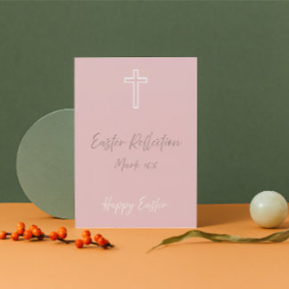 Cartes Pour Fêtes Annuelles Christian Easter Reflection Card – Mark 16:6 Bible