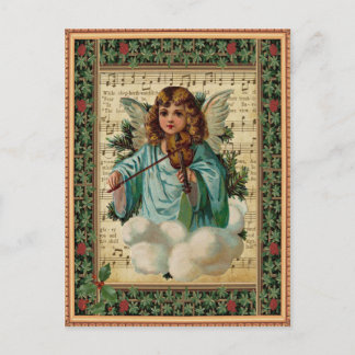 Cartes Pour Fêtes Annuelles Christmas Angel with Violin