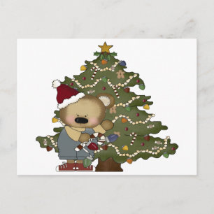 Cartes Pour Fêtes Annuelles Christmas Bear