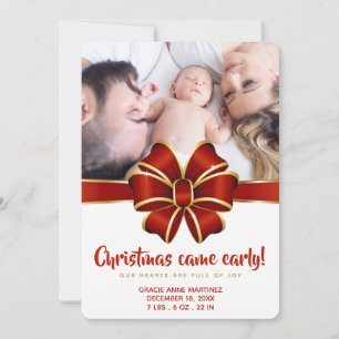 Cartes Pour Fêtes Annuelles Christmas Came Early Photo
