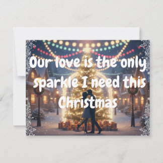 Cartes Pour Fêtes Annuelles Christmas card with my love 