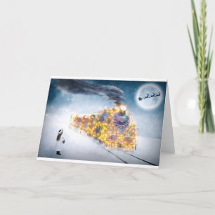 Cartes Pour Fêtes Annuelles Christmas Child Christmas Motif December Train