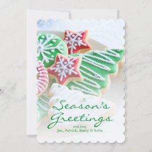 Cartes Pour Fêtes Annuelles Christmas cookies
