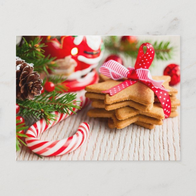 Cartes Pour Fêtes Annuelles Christmas cookies with solive decoration (Devant)