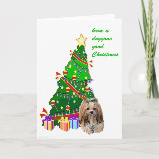 CARTES POUR FÊTES ANNUELLES CHRISTMAS DE LHASA (Devant)
