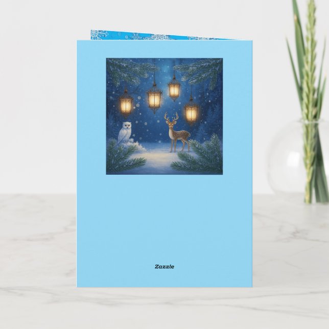 Cartes Pour Fêtes Annuelles Christmas Decorative Card (Dos)