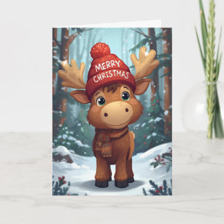 Cartes Pour Fêtes Annuelles Christmas Greeting Moose