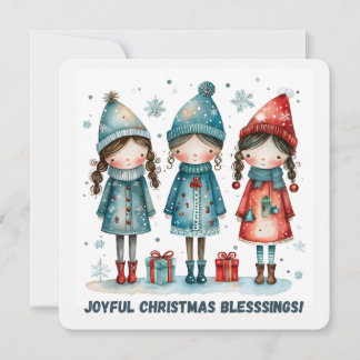 Cartes Pour Fêtes Annuelles Christmas Greeting Postcard