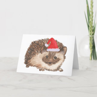 Cartes Pour Fêtes Annuelles Christmas Hedgehog christmas