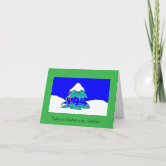 Cartes Pour Fêtes Annuelles Christmas in the Northland Note Card