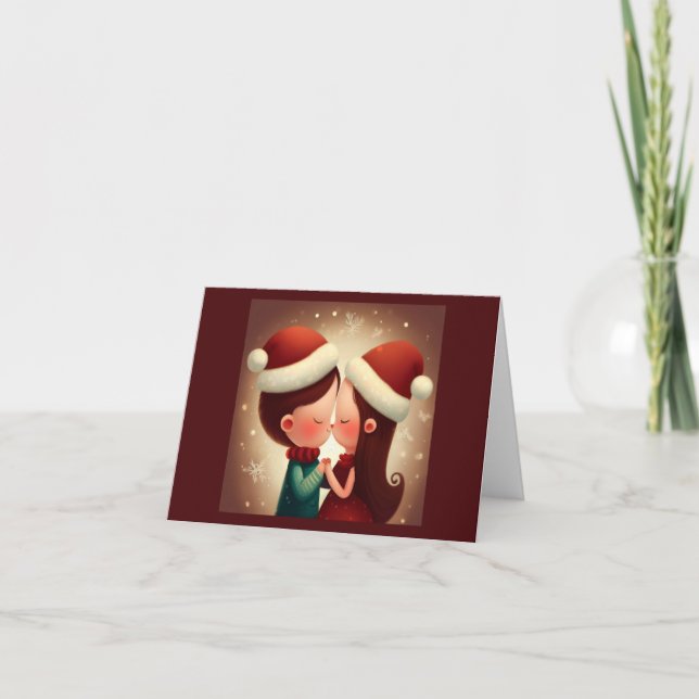 Cartes Pour Fêtes Annuelles Christmas Love 2 (Devant)