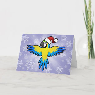 Cartes Pour Fêtes Annuelles Christmas Macaw / Parrot
