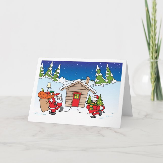 Cartes Pour Fêtes Annuelles Christmas moving card (Devant)
