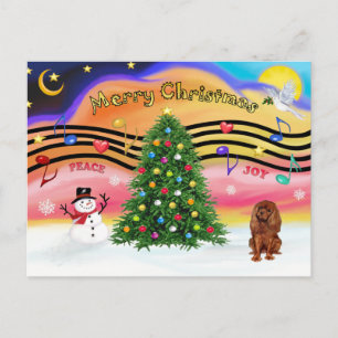 Cartes Pour Fêtes Annuelles Christmas Music 2 - Cavalier (Ruby)