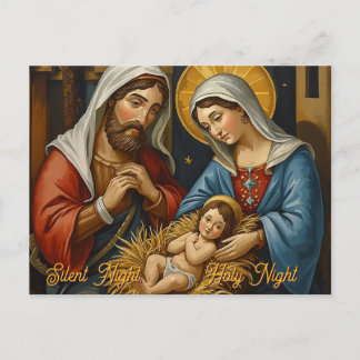 Cartes Pour Fêtes Annuelles Christmas Nativity scene,