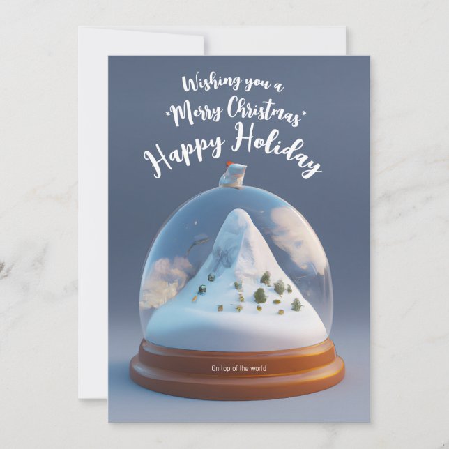 Cartes Pour Fêtes Annuelles christmas of the world snowglobe tiny moumoums (Devant)