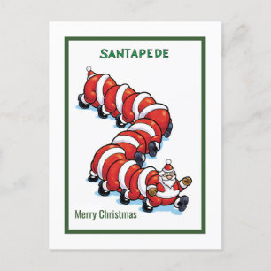 Cartes Pour Fêtes Annuelles Christmas Santapede