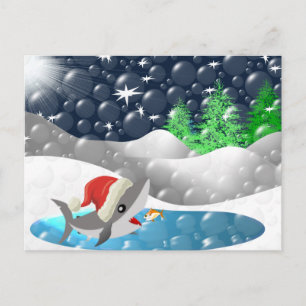 Cartes Pour Fêtes Annuelles Christmas Shark
