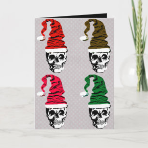 Cartes Pour Fêtes Annuelles Christmas Skull Custom Card