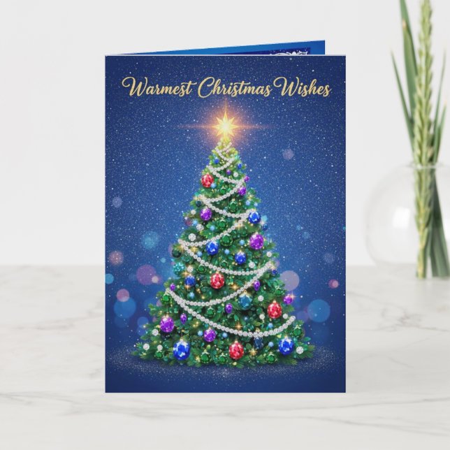 Cartes Pour Fêtes Annuelles Christmas Tree Card (Devant)