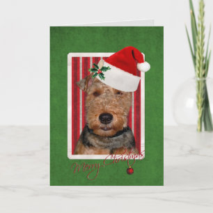 Cartes Pour Fêtes Annuelles Christmas Welsh Terrier