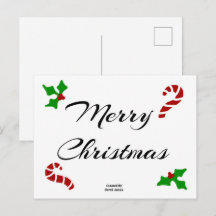 Christmas Wishes Postcard