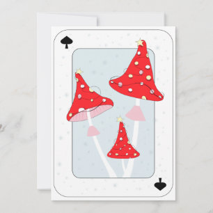 Cartes Pour Fêtes Annuelles Christmas Wonderland magic mushrooms