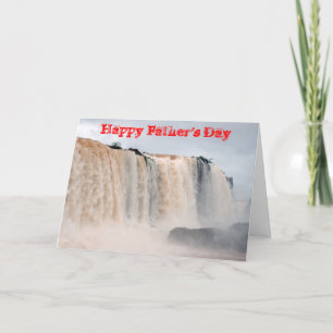 Cartes Pour Fêtes Annuelles Chutes d'Iguazu Brésil / Argentine