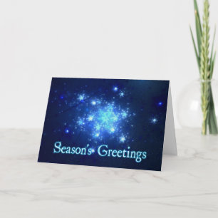 Cartes Pour Fêtes Annuelles Ciel nocturne