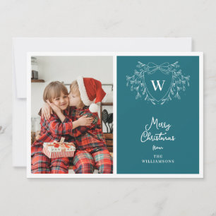 Cartes Pour Fêtes Annuelles Cimetière moderne bleu & blanc classe 2 photos