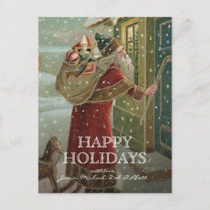 Cartes Pour Fêtes Annuelles circa 1906:  Santa Claus