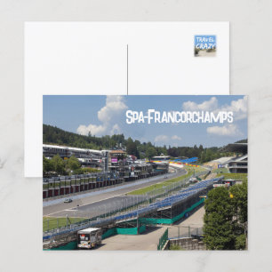 Cartes Pour Fêtes Annuelles Circuit automobile spa-Francorchamps, Belgique