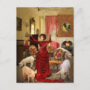 Cartes Pour Fêtes Annuelles Cirque victorienne