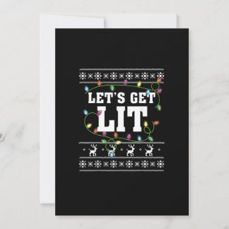 Cartes Pour Fêtes Annuelles Citation de conception de Noël - Allumons la fête