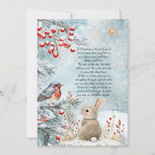 Cartes Pour Fêtes Annuelles Citation de Noël "Tout ira bien"