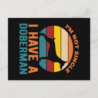 Cartes Pour Fêtes Annuelles Citation Doberman Drôle J'Ai Un Doberman