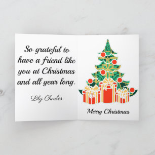Cartes Pour Fêtes Annuelles Citations de Joyeux Noël pour les amis