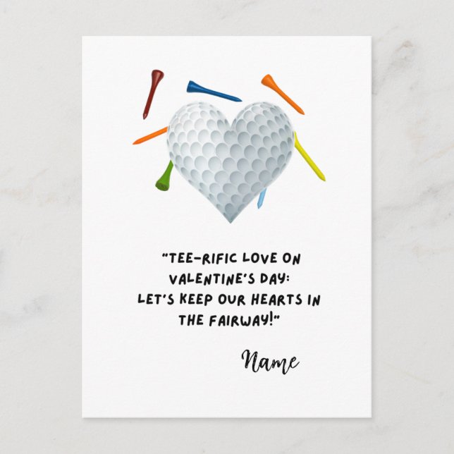 Cartes Pour Fêtes Annuelles Citations drôles de golf pour la fête des golfeurs (Devant)