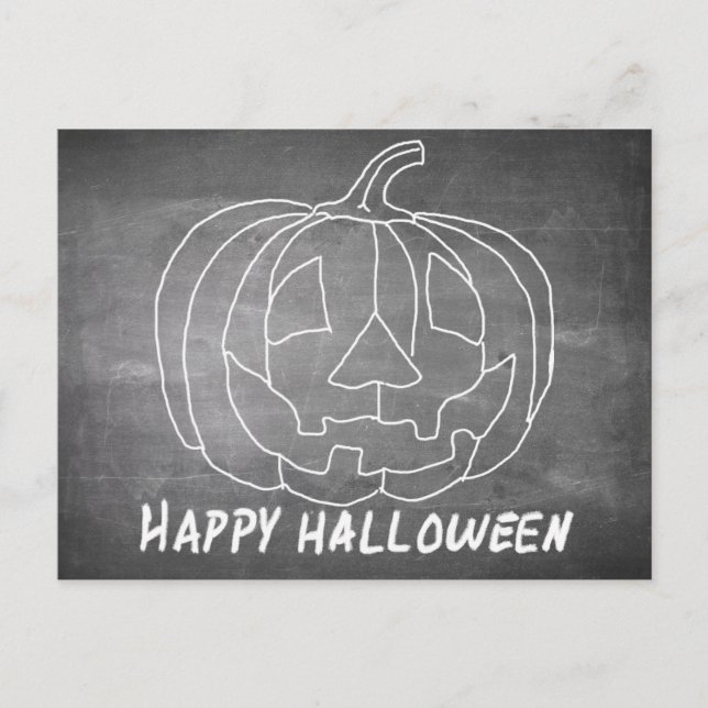 Cartes Pour Fêtes Annuelles Citrouille pour Halloween 1 aspect tableau (Devant)