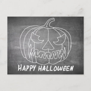 Cartes Pour Fêtes Annuelles Citrouille pour Halloween 2 look tableau noir