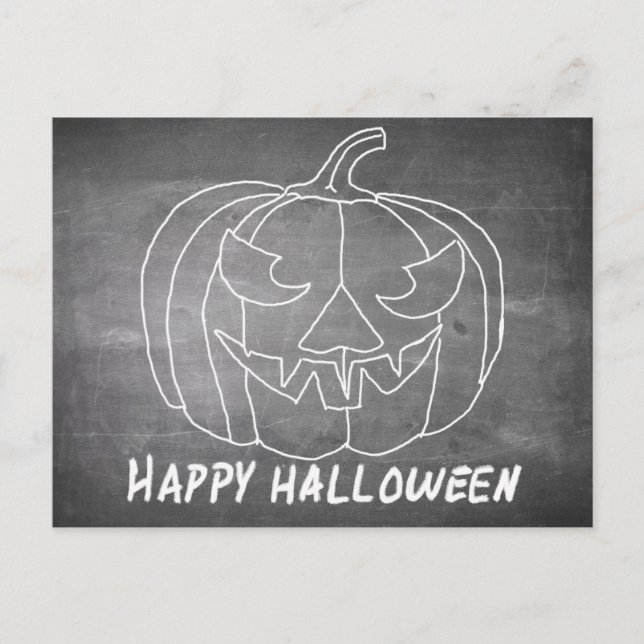 Cartes Pour Fêtes Annuelles Citrouille pour Halloween 3 aspect tableau (Devant)